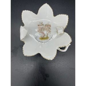 Vintage Holly Hobbie Ring Trinket Dish Love Is Good For Growing Things Butterfly